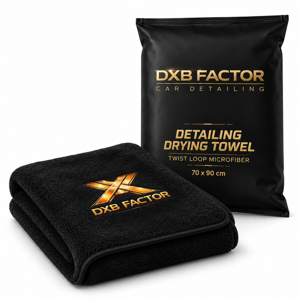 DXB FACTOR Detailing Drying Towel 1000 GSM 70 x 90 cm con packaging premium